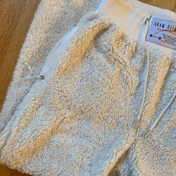 Adam Selman BOUCLE teddy high waist sweatpants - Picture 6 of 7